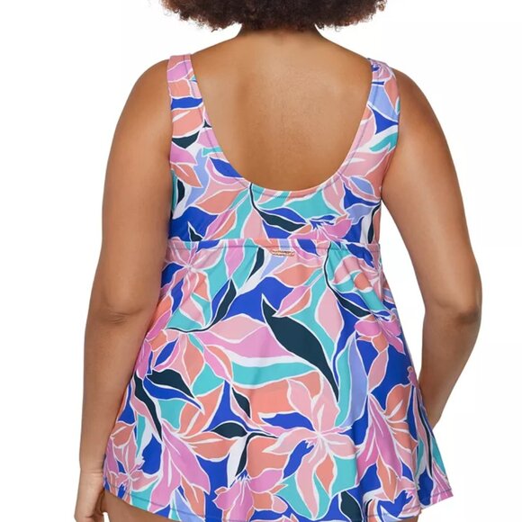 Raisins Curve Lucia V-Neck Swimdress Size 20W | NWT | Printed Tummy Control - Picture 2 of 4